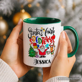 Santa’s Favorite Special Education Teacher Personalized Mug, Children with Autism Christmas Gift with Custom Name