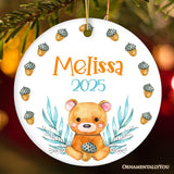 Baby Bear Personalized Ornament