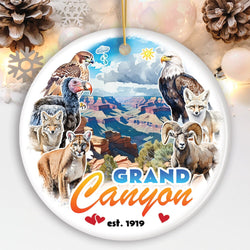 Breathtaking Grand Canyon Handmade Ornament, Vintage Arizona Nature and National Park Souvenir