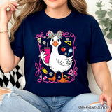 Coquette Teacher Goose T-Shirt, Funny Classroom Tee for Educators
