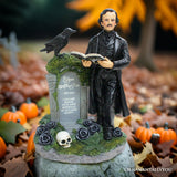 (Pre-Order) Edgar Allan Poe Handpainted 9" Figurine, Horror Home Statue Decoration