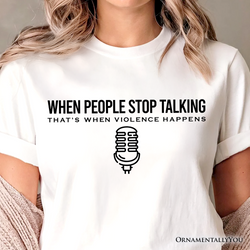 Free Speech Activism T-Shirt, Freedom of Expression Patriotic Tee