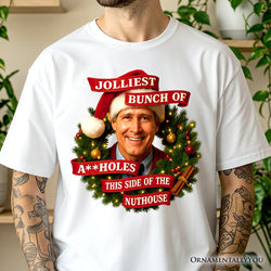 Jolliest Bunch of Assholes T-Shirt, Griswold’s Family Christmas Vacation Tee