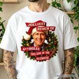Jolliest Bunch of Assholes T-Shirt, Griswold’s Family Christmas Vacation Tee