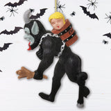 Krampus Creepy Halloween Ornament, Horror Christmas Tree Resin Decoration