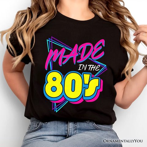 Made In The 80s T-Shirt, Neon Retro Eighties Kid Tee