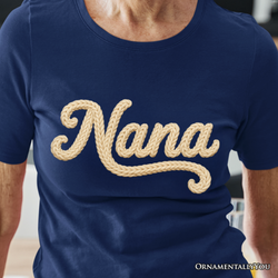 Mama Cruise T-Shirt, Printed Faux Yarn Vacation Tee