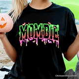 Mombie Halloween T-Shirt, Funny Tee for Spooky Moms