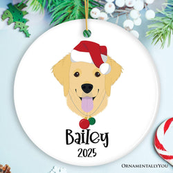 Personalized Dog Christmas Ornament