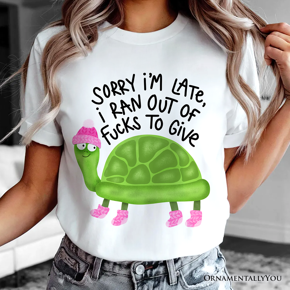 Sarcastic Turtle T-Shirt, Sassy Funny Animal Tee