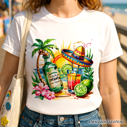 Tequila Cheaper Than Therapy Cinco De Mayo T-Shirt, Funny Beach Drink Tee