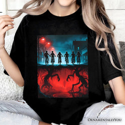 Upside Down Hell Under Earth Vintage T-Shirt, Pop Culture Classic