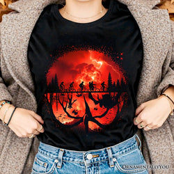 Welcome to the Upside Down T-Shirt, Vintage Horror Halloween Tee