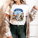 Artistic Washington State Themes and Landmarks T-Shirt, Tee for History and Travel Lovers