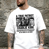 Charlie Kirk American T-Shirt, Made in the USA Memorial Tee Gift