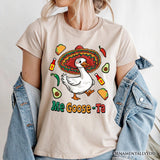 Me Goose-Ta Funny T-Shirt, Mexican Sombrero Goose Tee