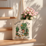 Oops I Got Another Plant Goose Canvas Tote Bag, Sarcastic Gardening Humor Gift