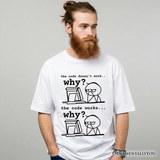 Why Does The Code Work T-Shirt, Funny Programmer Coding Tee