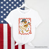 4th of July Patriotic Duck T-Shirt, Funny Independence Day Tee