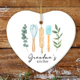 Best Cook Minimalist Personalized Kitchen Chef Ornament