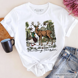 Coquette Hunting Season T-Shirt, Rustic Wildlife Hunter Tee