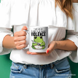Cute Frog Morning Melee Personalized Mug With Custom Name