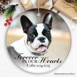Dog Memorial Personalized Picture Ornament