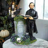 (Pre-Order) Edgar Allan Poe Handpainted 9" Figurine, Horror Home Statue Decoration