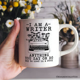I Am A Writer Personalized Mug, Book Lover Gift With Custom Name