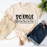 Science Teacher Elements T-Shirt, Periodic Table Tee for Educators