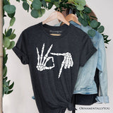 67 Skeleton Hands T-Shirt, Six Seven Funny Meme Tee
