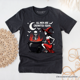 All Men Are Cremated Equal Halloween T-Shirt, Funny Witch
