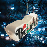 (Pre-Order) Enchanting Believe Glittering Glass Festive Christmas Ornament