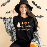 Just a Spooky Goose T-Shirt, Funny Halloween Costumes Tee