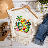 Tequila Cheaper Than Therapy Cinco De Mayo T-Shirt, Funny Beach Drink Tee