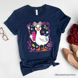 Coquette Teacher Goose T-Shirt, Funny Classroom Tee for Educators