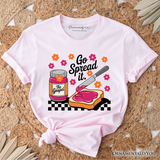 Go Spread It Christian T-Shirt, Cute Gospel Jam and Toast Tee