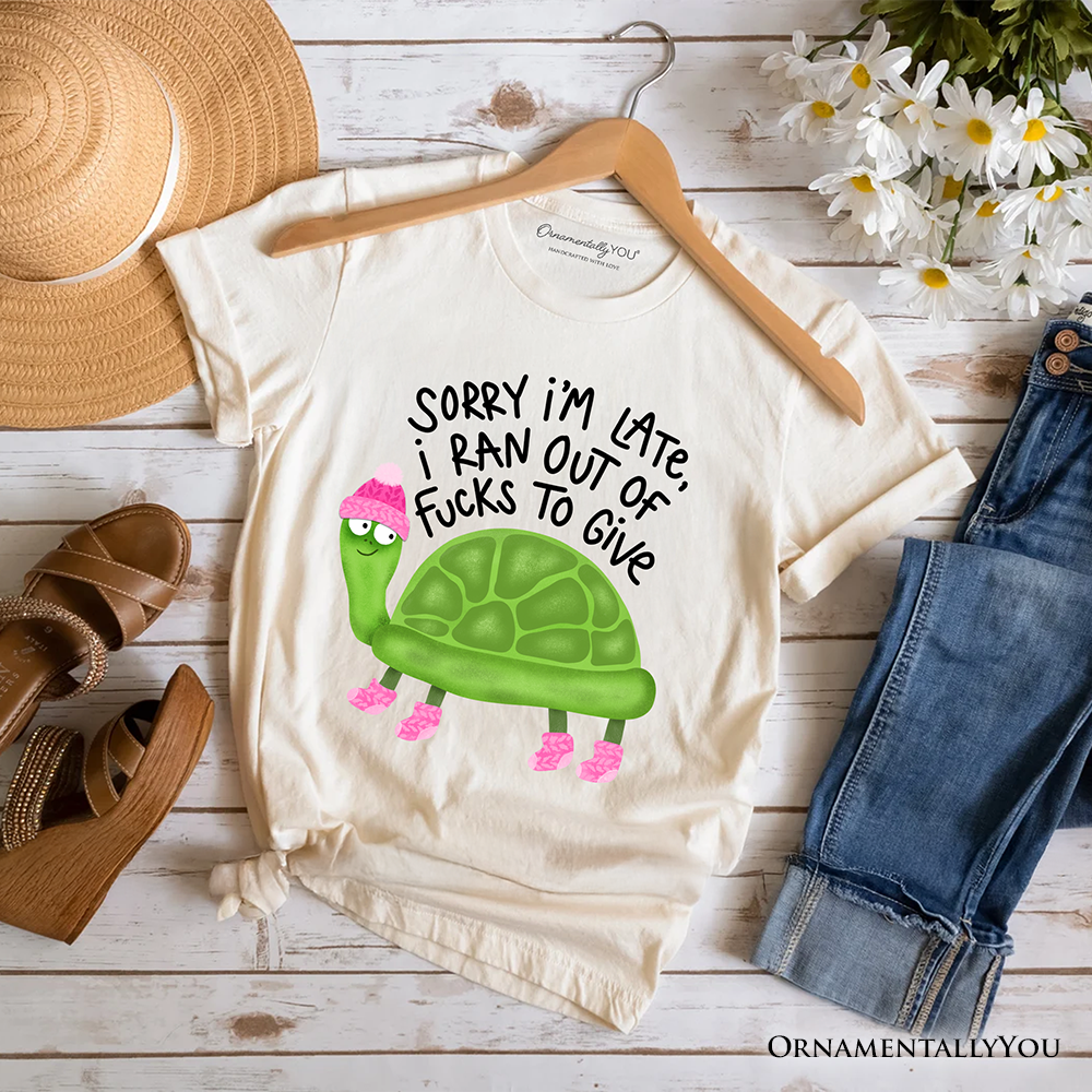 Sarcastic Turtle T-Shirt, Sassy Funny Animal Tee