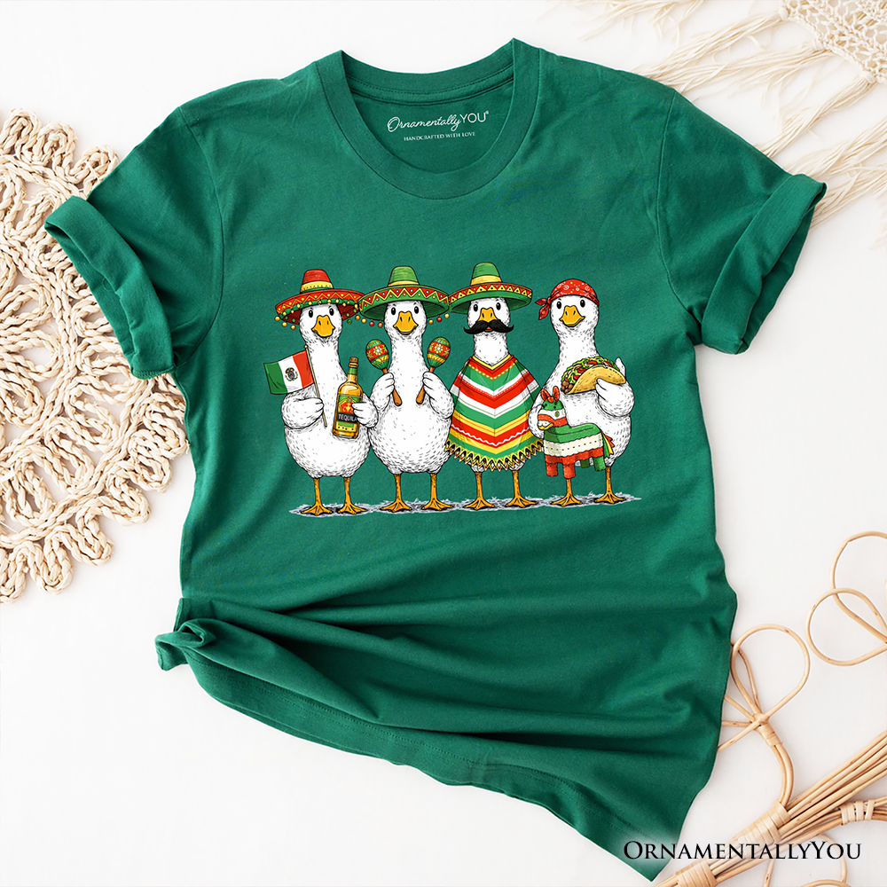 Cinco De Mayo Goose Mexican T-Shirt, Funny Fiesta Tee