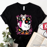 Coquette Teacher Goose T-Shirt, Funny Classroom Tee for Educators