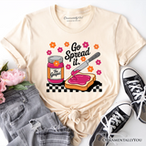 Go Spread It Christian T-Shirt, Cute Gospel Jam and Toast Tee