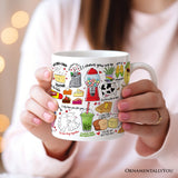 Hand Drawn Corny Love Puns Personalized Valentine Mug with Custom Name