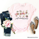 Just a Bookish Goose T-Shirt, Funny Nerdy Book Readers Tee for Bookworms