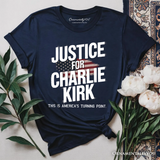 Justice For Charlie Kirk Prayers T-Shirt, Activist Tee