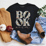 Bookworm Floral T-Shirt, Boho Wildflower Book Lover Tee