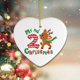 My 2nd Christmas Baby Fawn Ornament