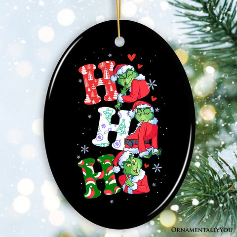 Ho Ho Ho Christmas Ornament