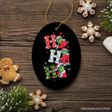 Ho Ho Ho Christmas Ornament