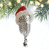 (Pre-Order) Christmas Themed Microphone Glass Ornament, Music Themed Gift for Musicians
