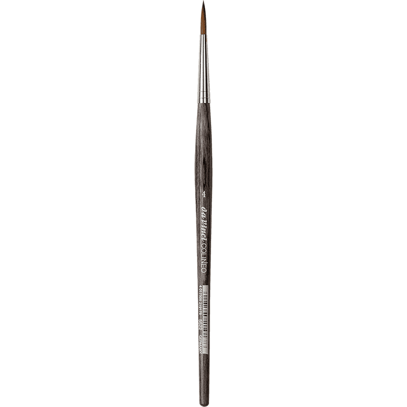 Da Vinci: Colineo - Synthetic Kolinsky Red Sable Brush - Series 5522 - Size 4 - Round